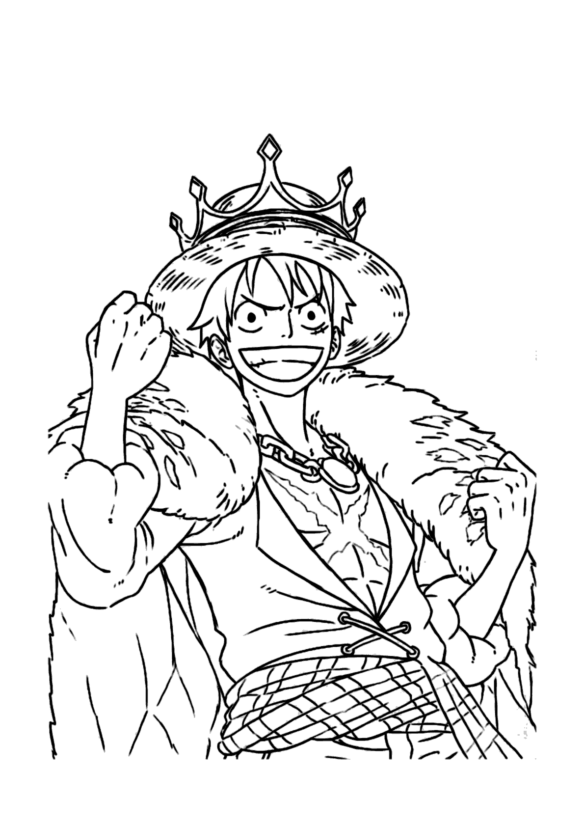 Desenhos para colorir One Piece 