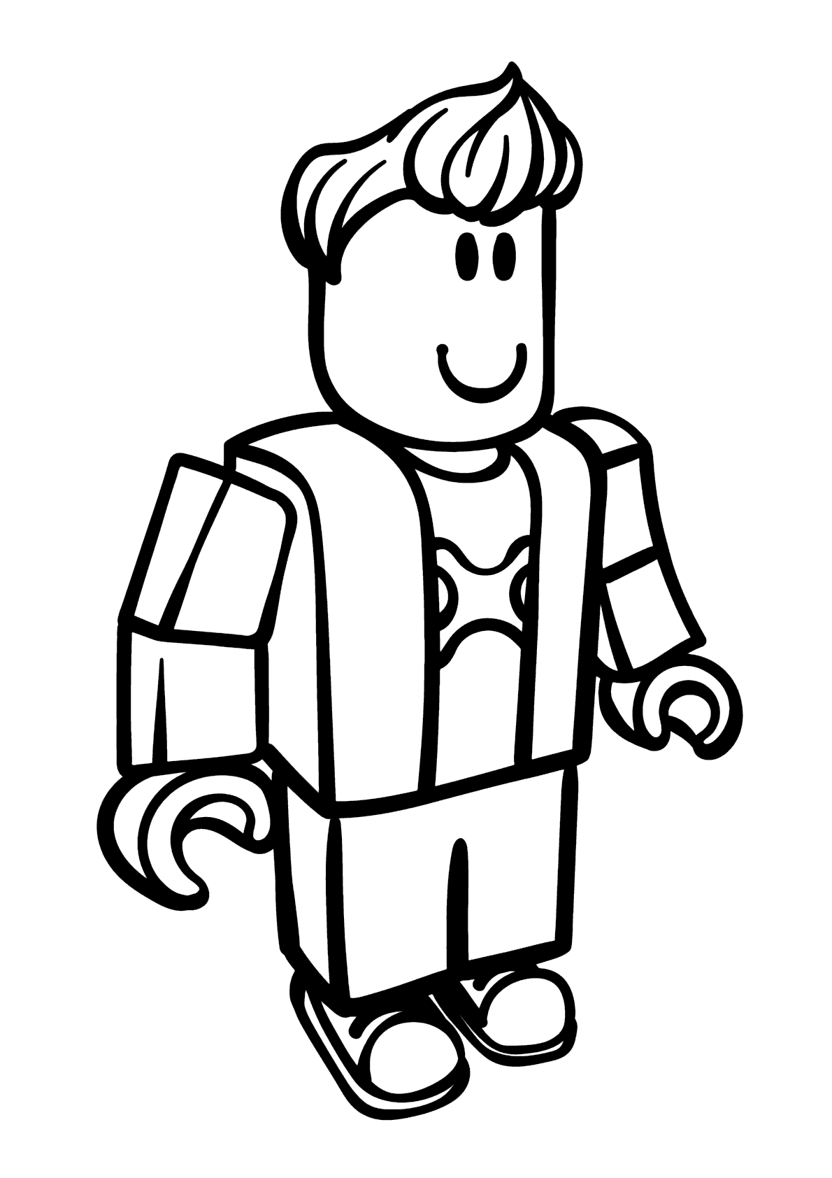 Roblox para colorir - Desenhos Imprimir