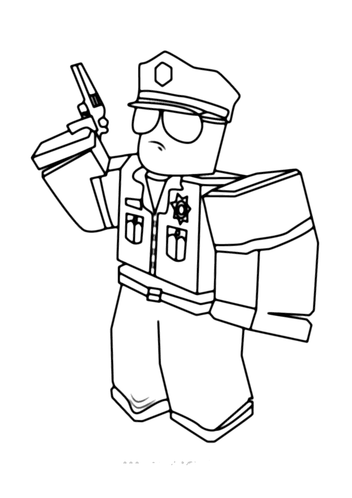 Desenhos de ROBLOX para colorir - Desenhos para colorir - Imprima desenhos  para colorir 