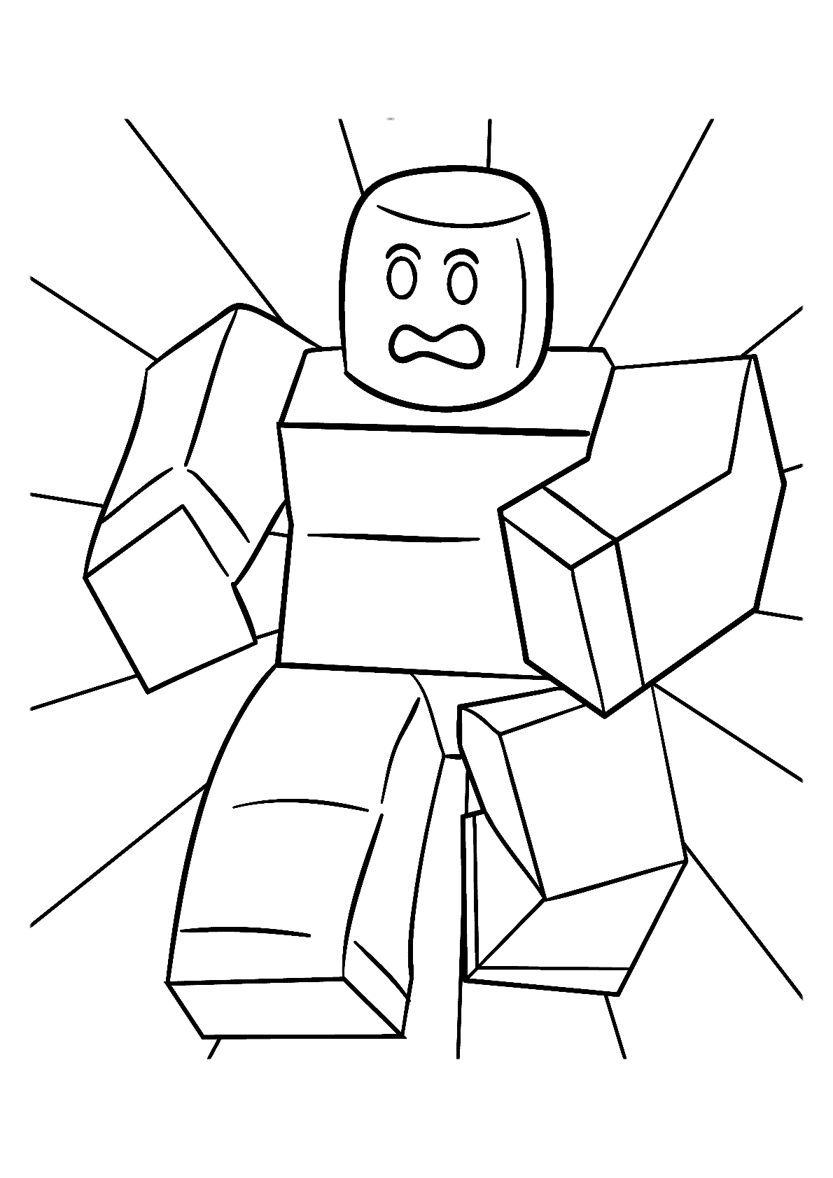 Desenhos de Roblox para colorir, baixar e imprimir - Coloring Pages SK