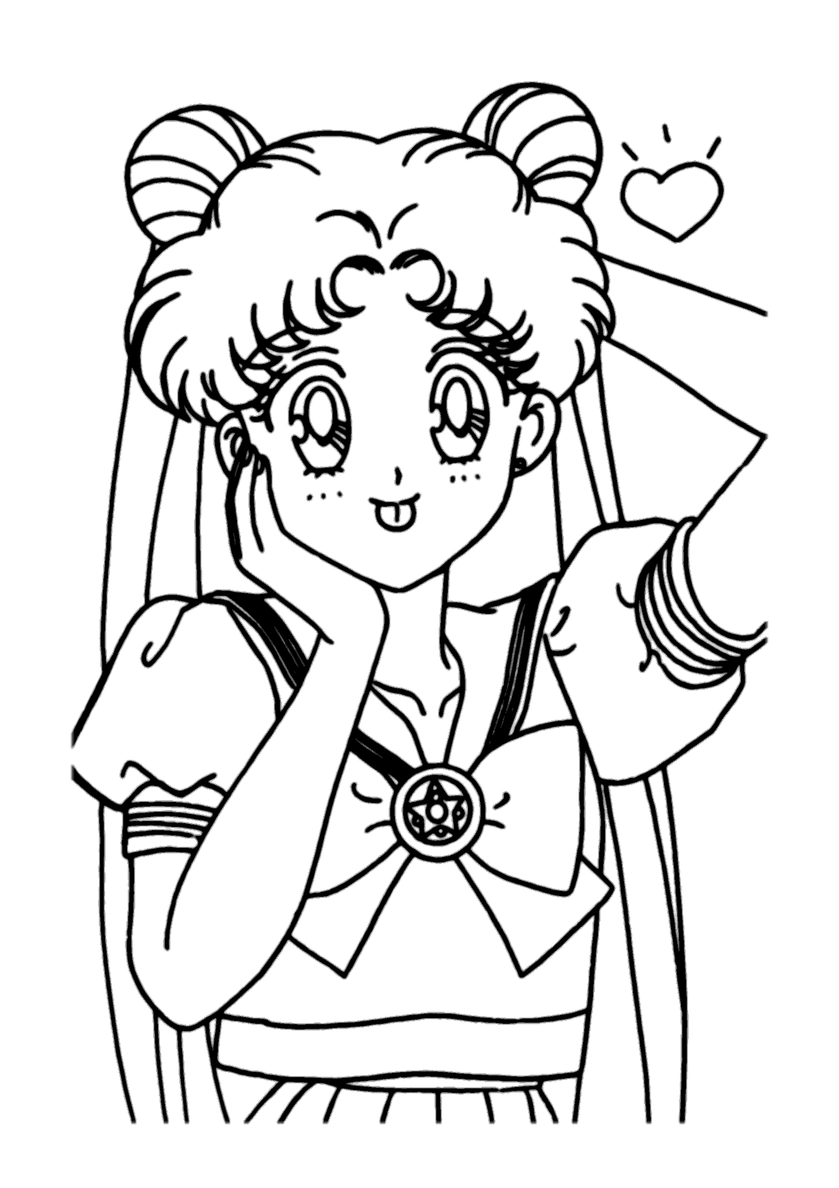 Desenhos da Sailor Moon para pintar e colorir - Pinte Online