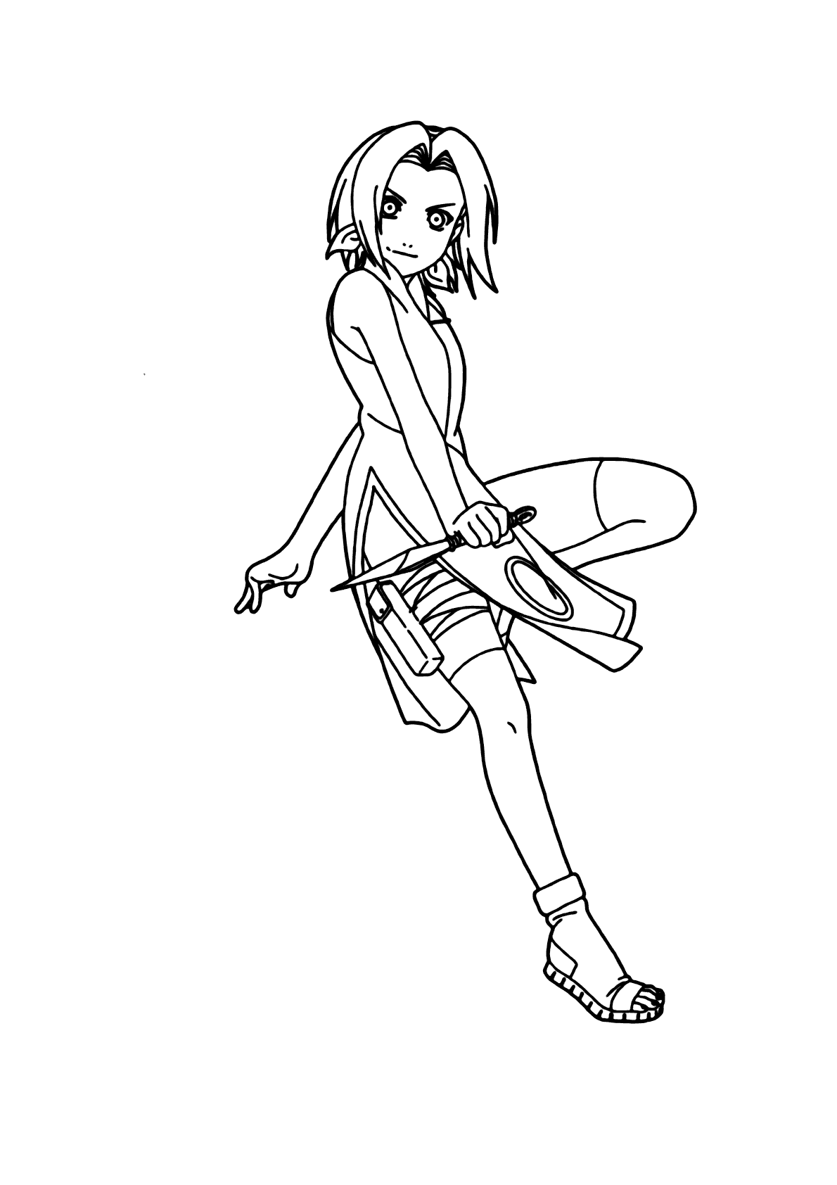 Sakura Haruno para Colorir