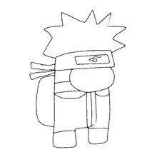 Among Us Naruto ❤ desenhos para desenhar 😍 desenhando naruto