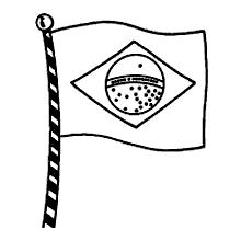 bandeira do brasil para colorir progresso