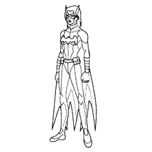 Batman para colorir batwoman