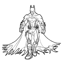Batman para colorir bravo