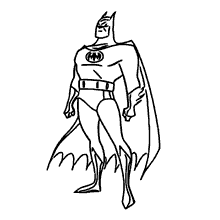 Batman para colorir classico grande