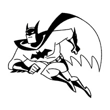 Batman para colorir classico