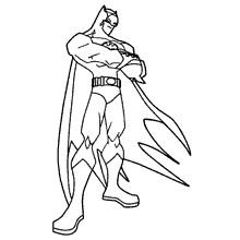 Batman para colorir forte
