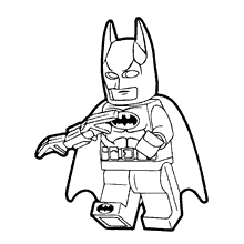 Batman para colorir lego
