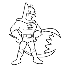 Batman para colorir simpsons