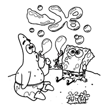 Desenhos de Bob Esponja para pintar e colorir