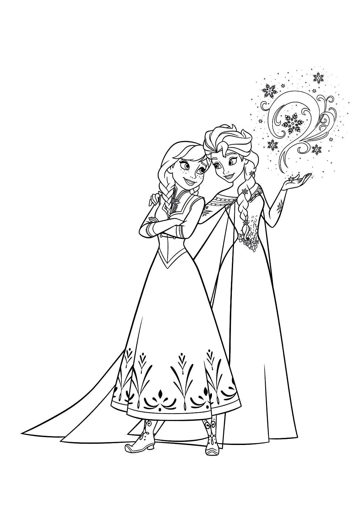 Desenhos para colorir da Frozen