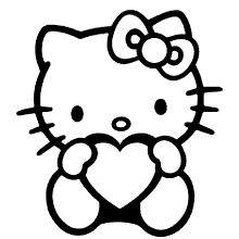 93 Hello Kitty para colorir