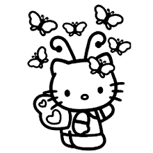 de 72] Desenhos da Hello Kitty para colorir e Imprimir