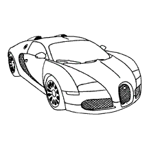 Desenho de Carro desportivo veloz para Colorir - Colorir.com