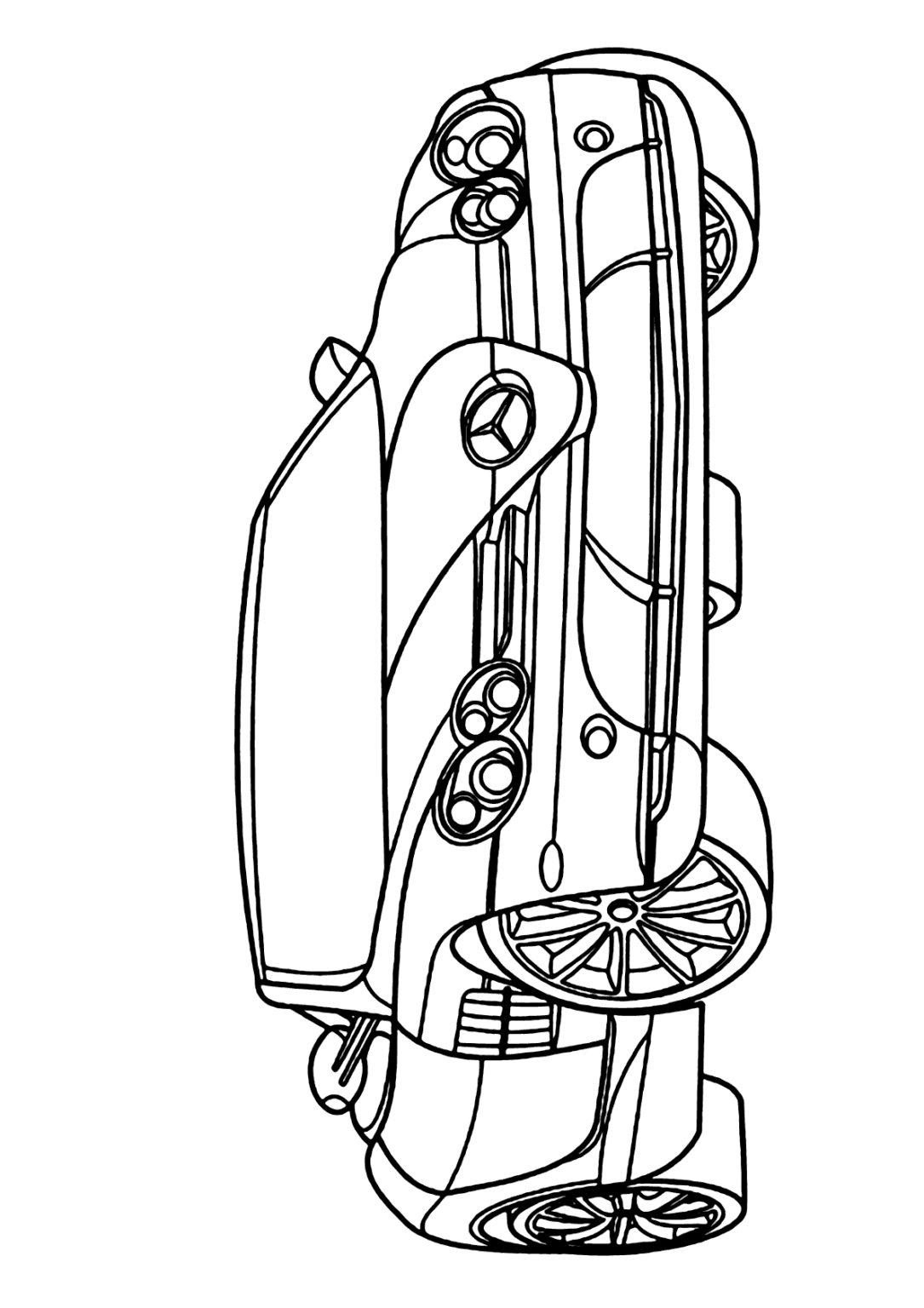 Conversível para colorir e pintar Imprimir Desenhos