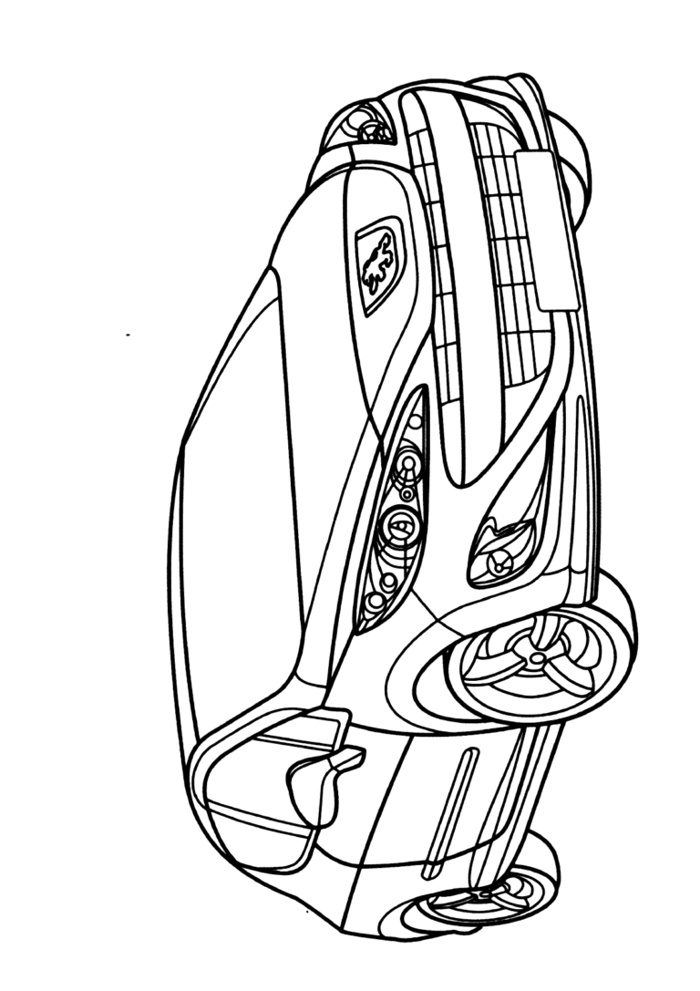 Pegeot 207 para colorir Imprimir Desenhos