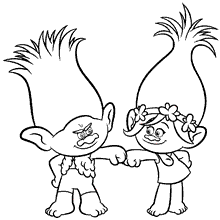 Desenho e Imagem Trolls Maravilhoso para Colorir e Imprimir Grátis para  Adultos e Crianças 