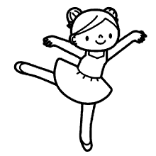 Desenhos de Bailarina Para Colorir e Imprimir - Pintar Grátis Online