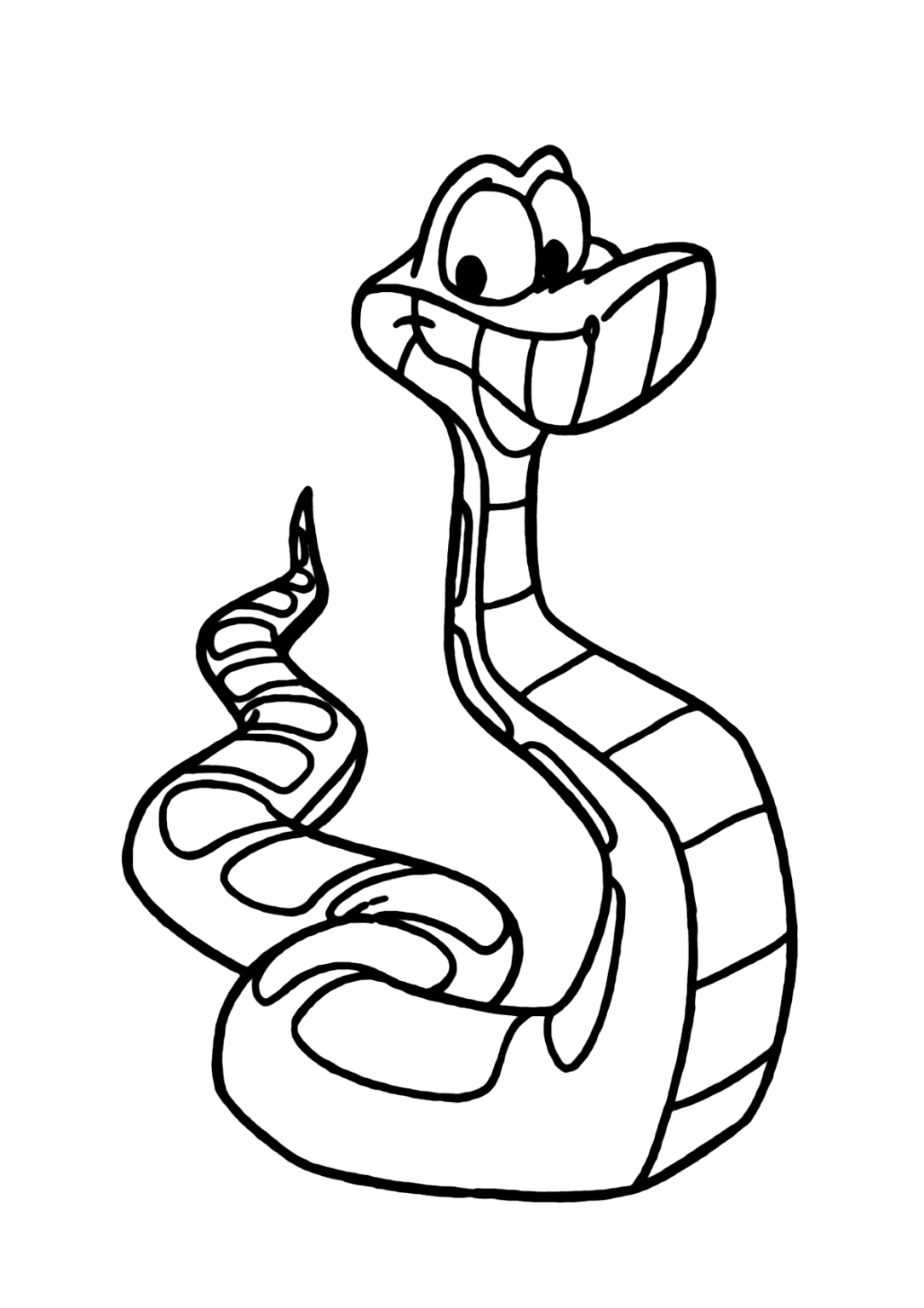 Cobra serpente para colorir - Imprimir Desenhos