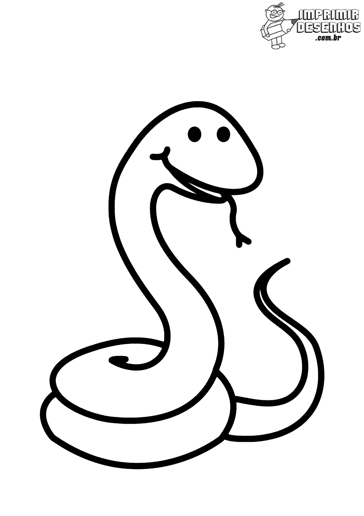 Desenhos de Cobra - Como desenhar Cobra passo a passo