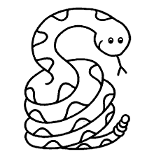 25+ desenhos de cobras para colorir para crianças - GBcoloring