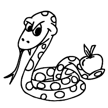 25+ desenhos de cobras para colorir para crianças - GBcoloring