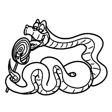 cobras para colorir pirulito