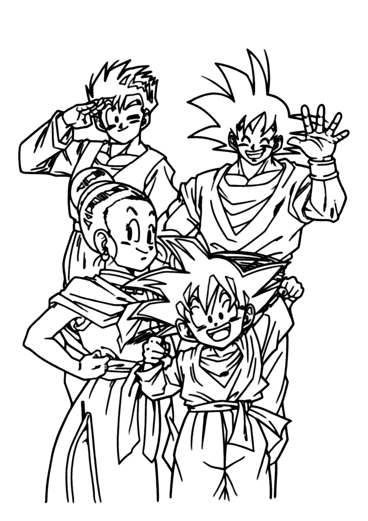 desenhos de dragon ball para colorir