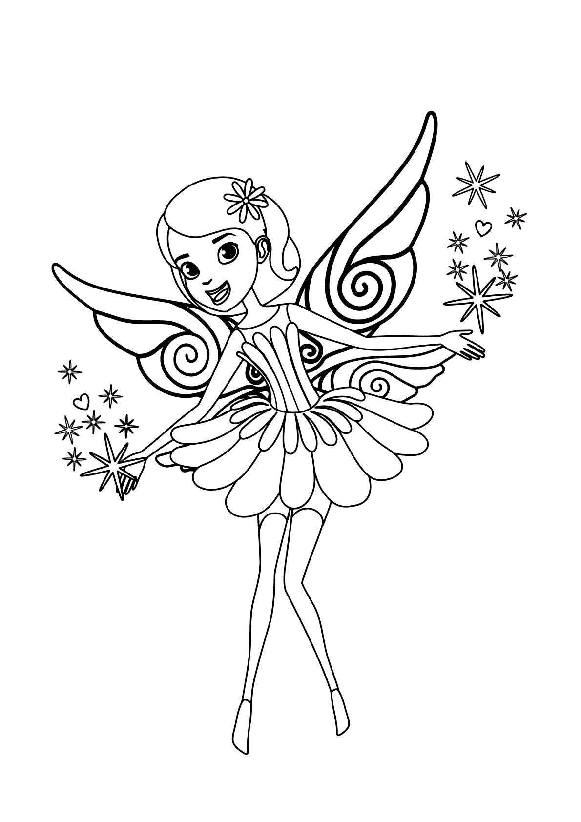 Fada Magia Para Colorir Imprimir Desenhos 6947