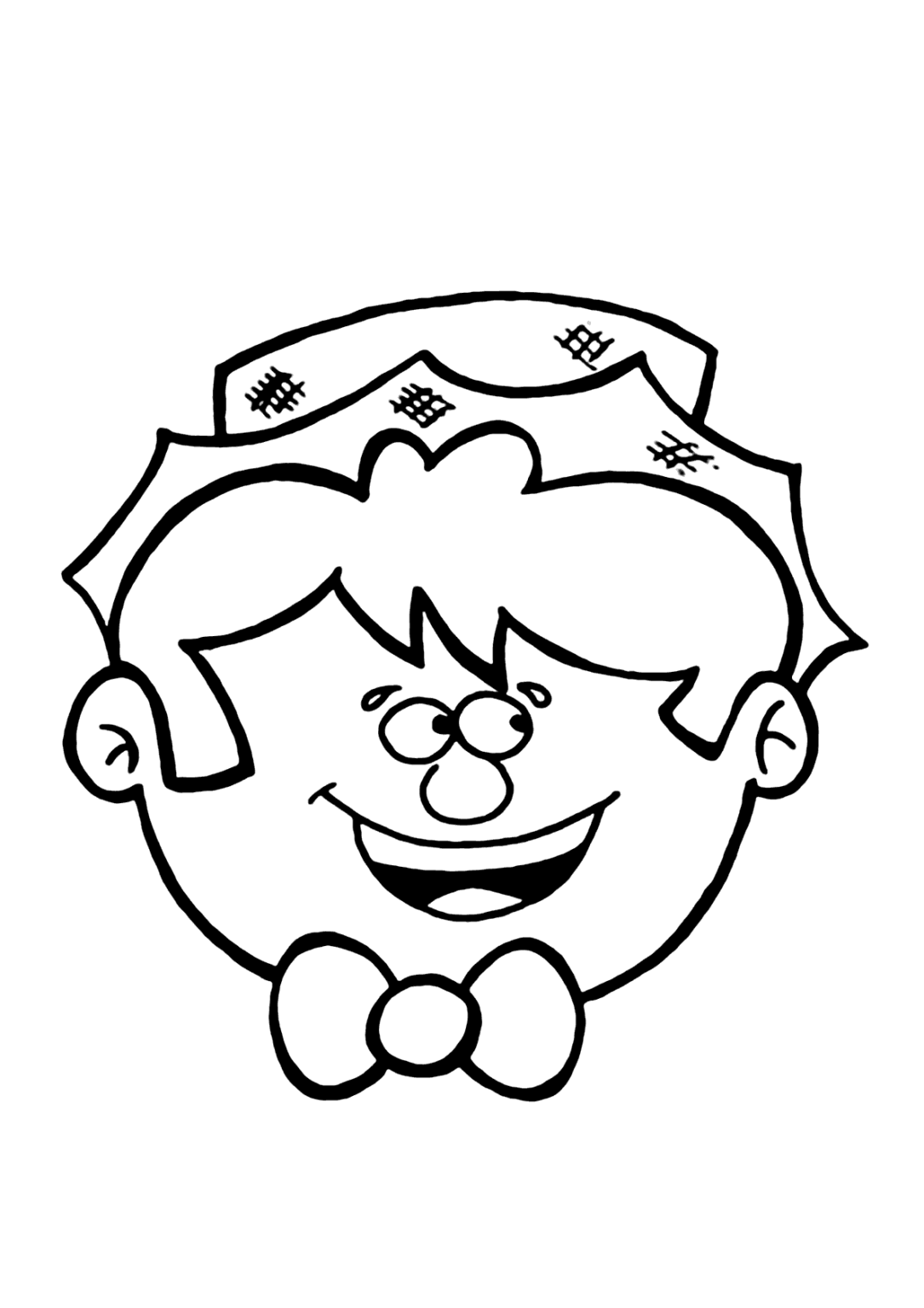 Garoto caipira para colorir - Imprimir Desenhos