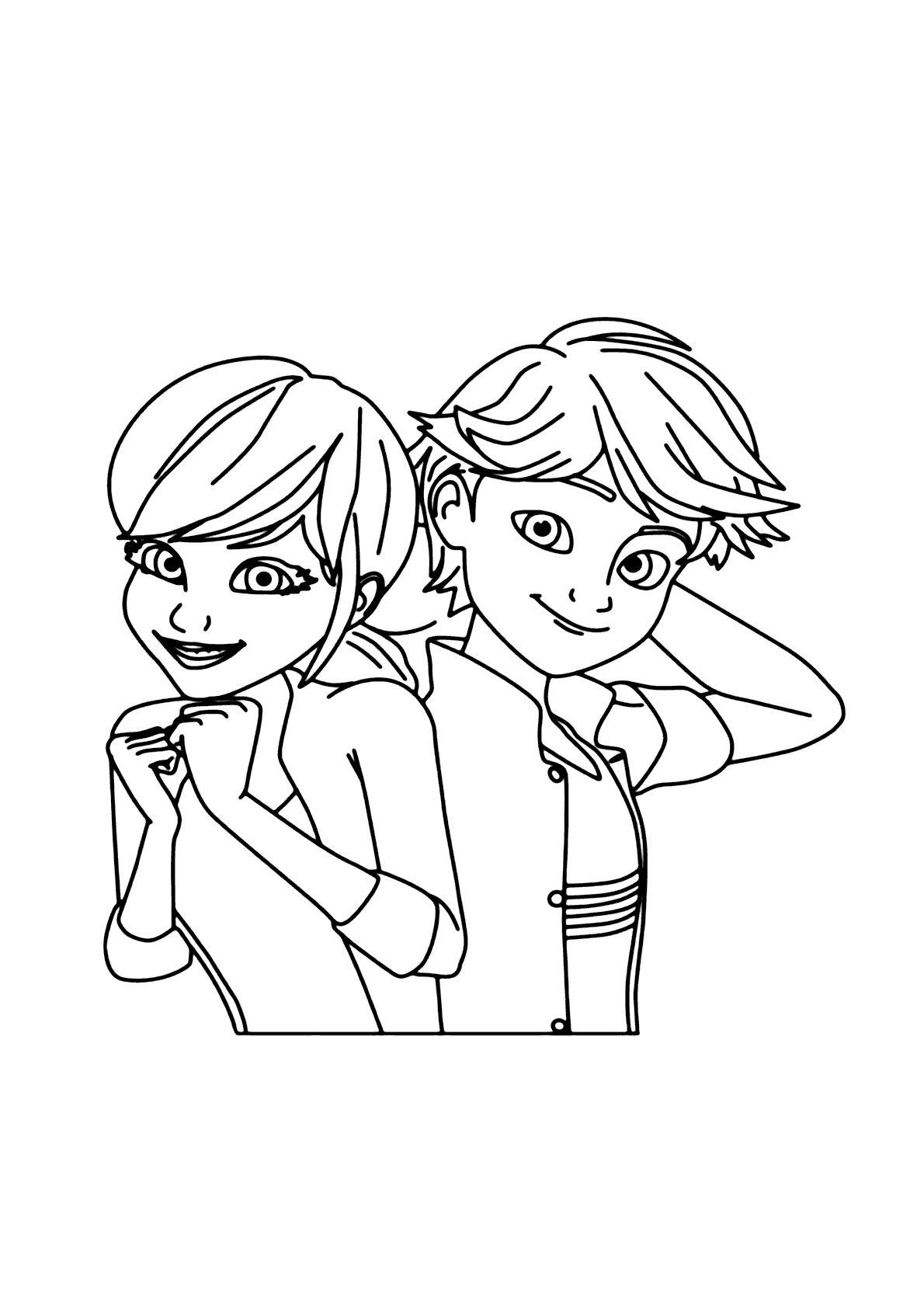 Miraculous Ladybug: Desenhos para Colorir