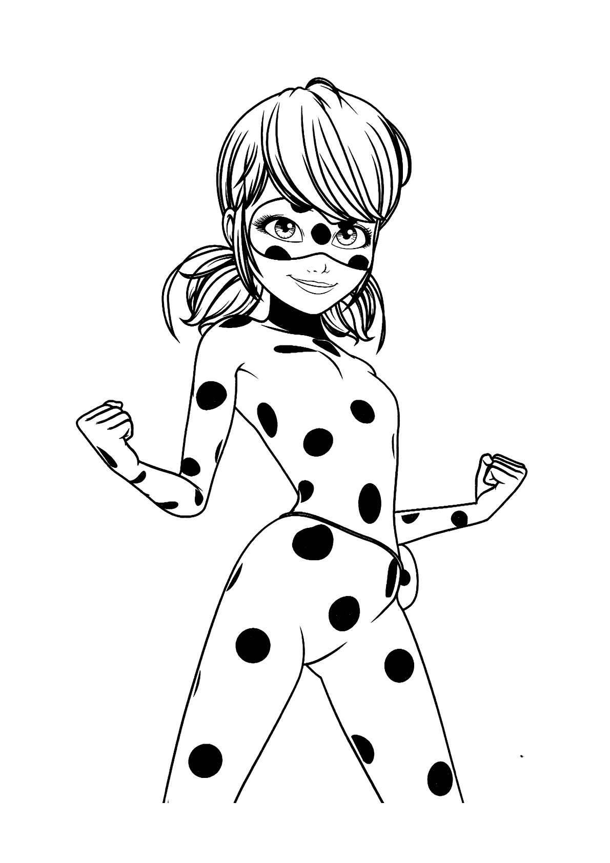 Ladybug para colorir