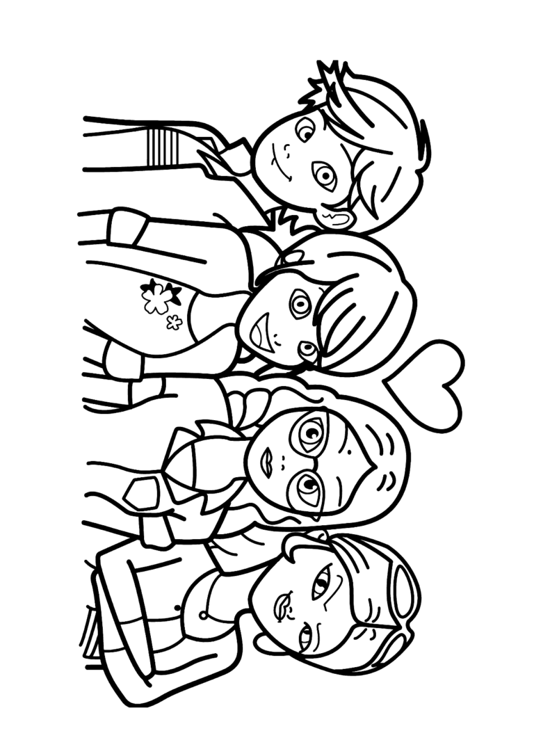 Ladybug turma para colorir - Imprimir Desenhos