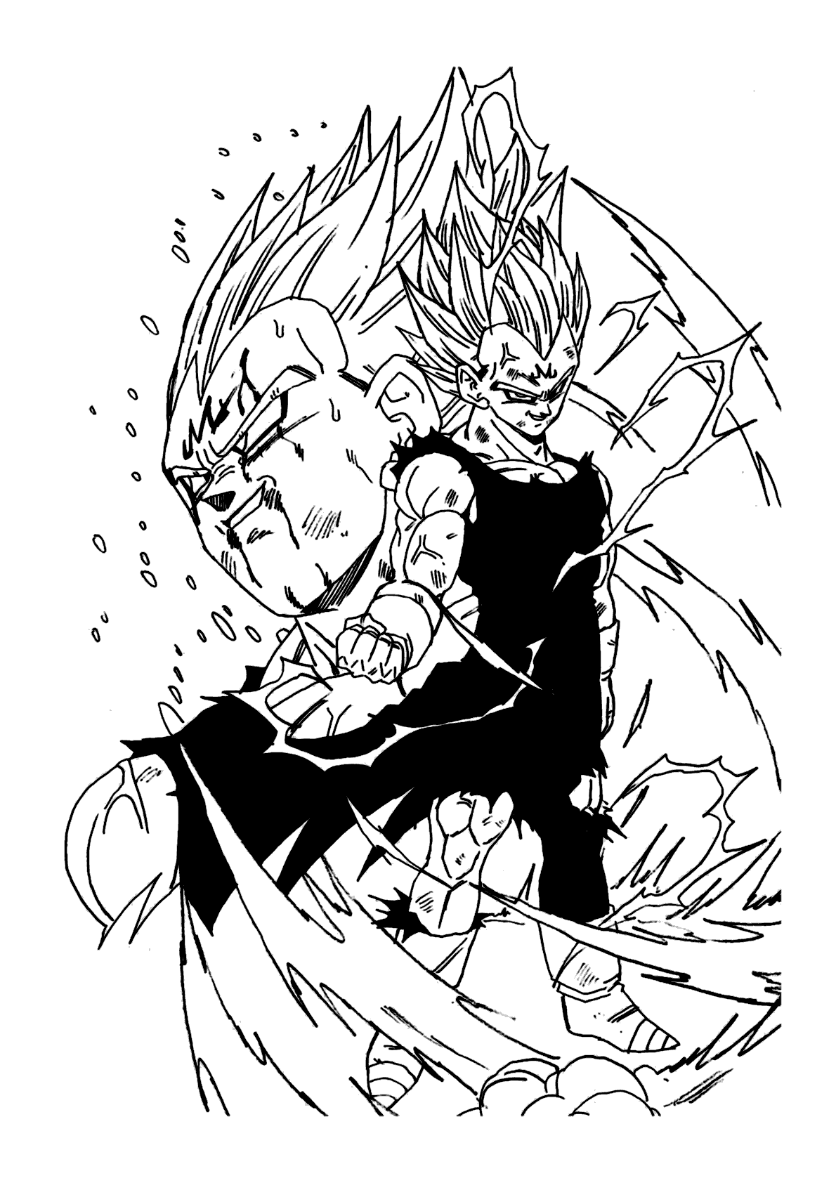 Desenho do Vegeta – Desenhos para Colorir