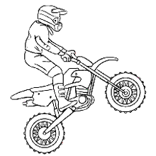 Moto infantil para colorir - Imprimir Desenhos