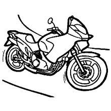 20 Desenhos de Motos para Colorir - Online Cursos Gratuitos