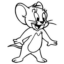ratinho para colorir jerry