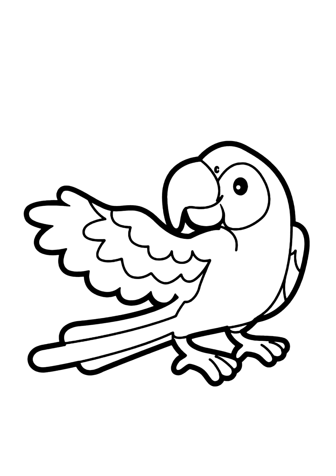 Arara para colorir - Imprimir Desenhos