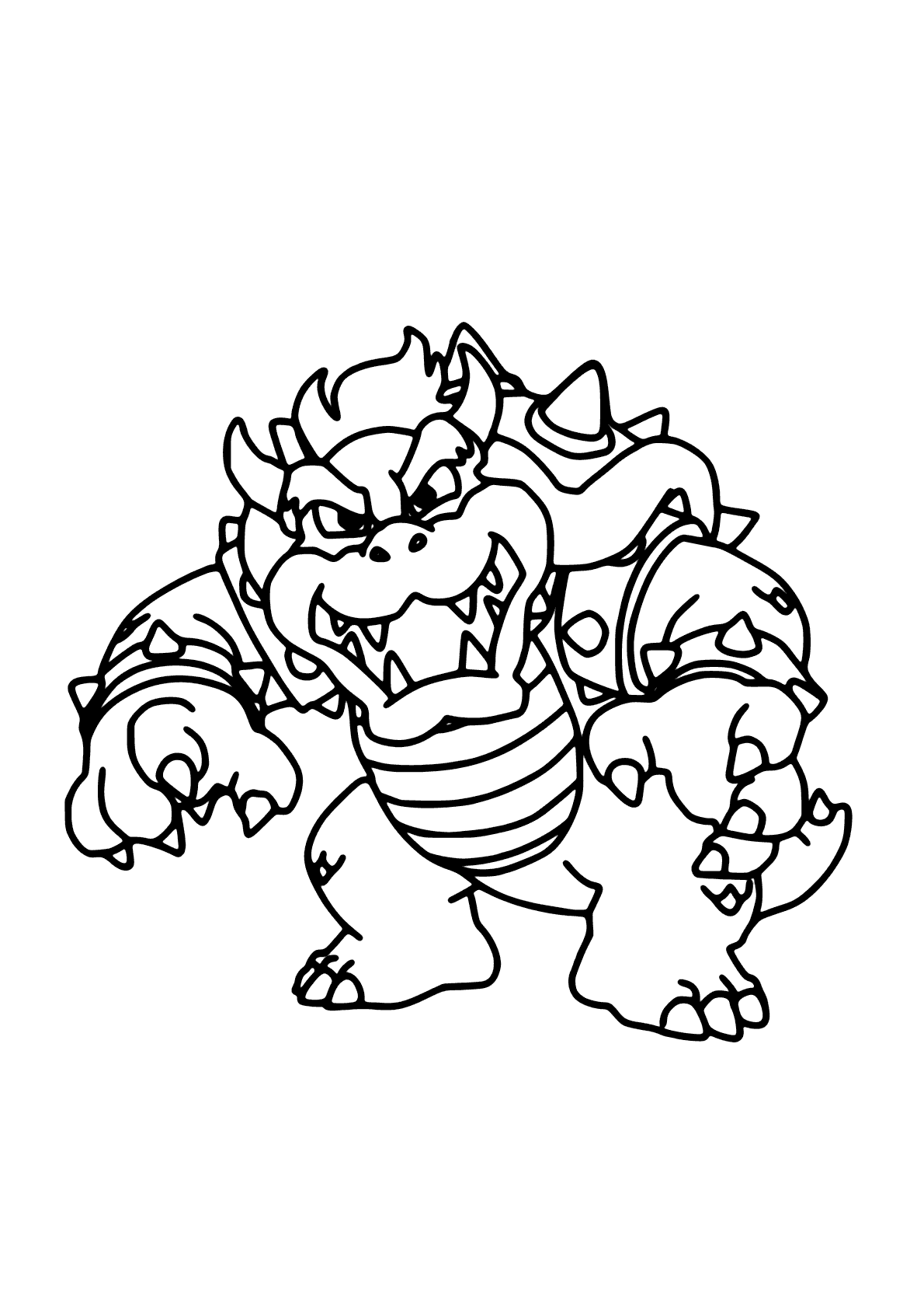 Desenhos de Bowser para Colorir