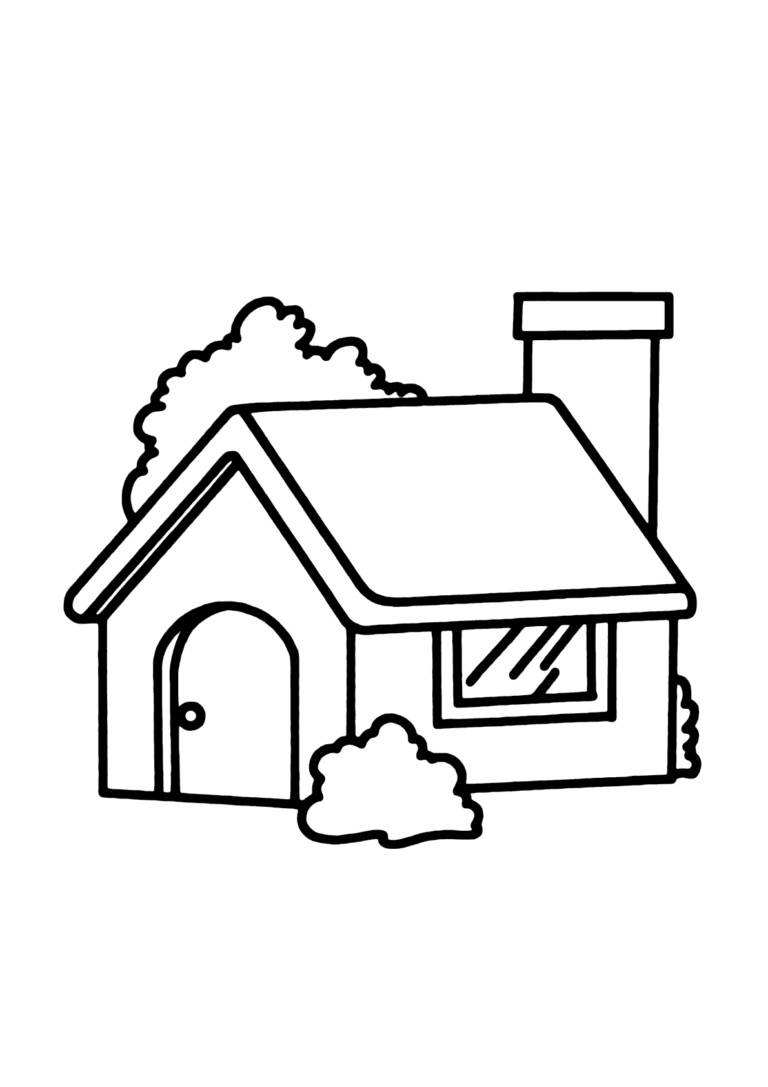 Casinha para imprimir - Imprimir Desenhos