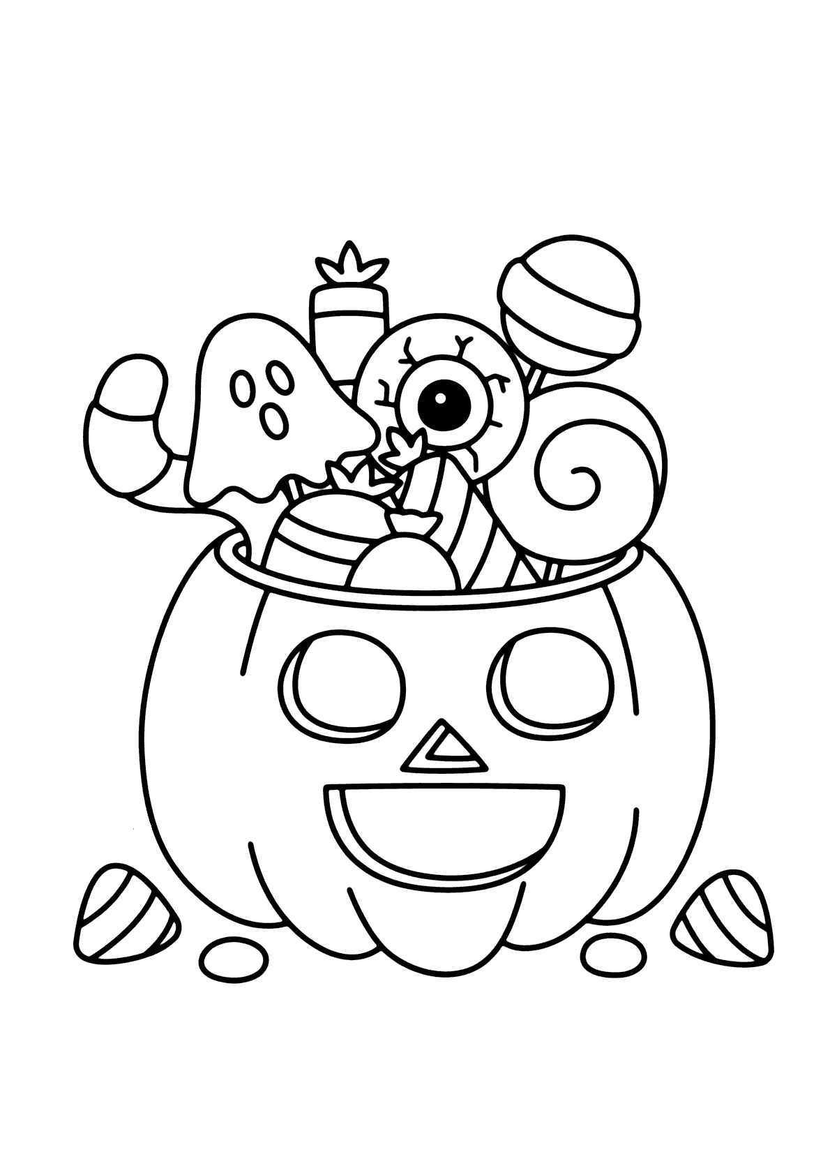 Halloween para colorir - Imprimir Desenhos