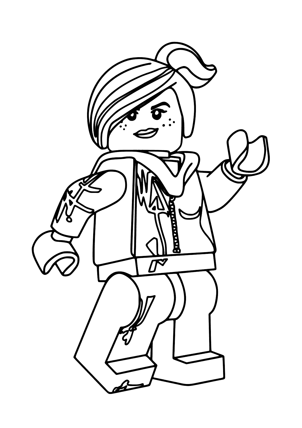 Desenho e Imagem Lego Fácil para Colorir e Imprimir Grátis para Adultos e  Crianças (Meninas e Meninos) 