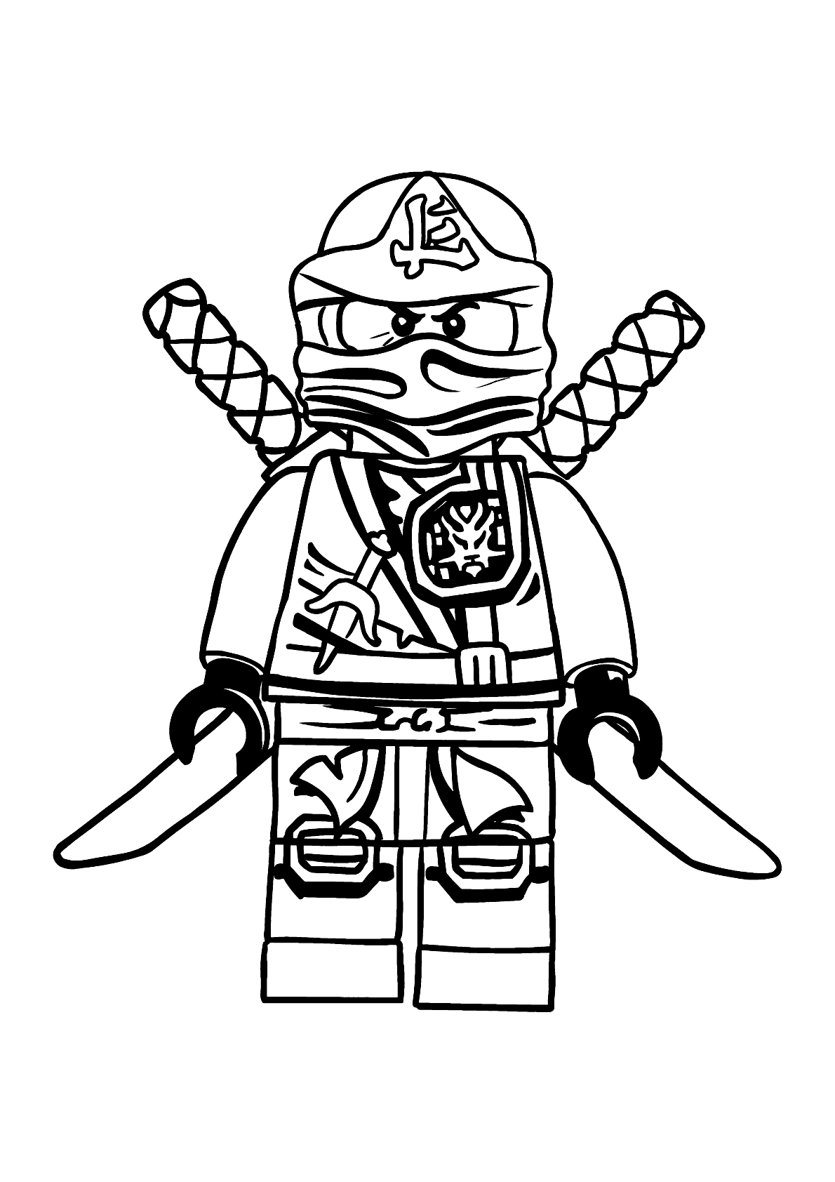 Como desenhar o lego ninja de ninjago 