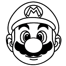 Desenhos para colorir de Bowser e Mario - Desenhos para colorir gratuitos  para impressão