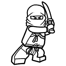 ninjago para colorir ninja kai
