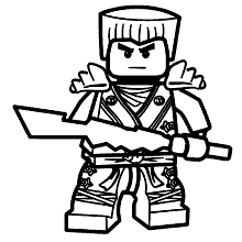 ninjago para colorir zane