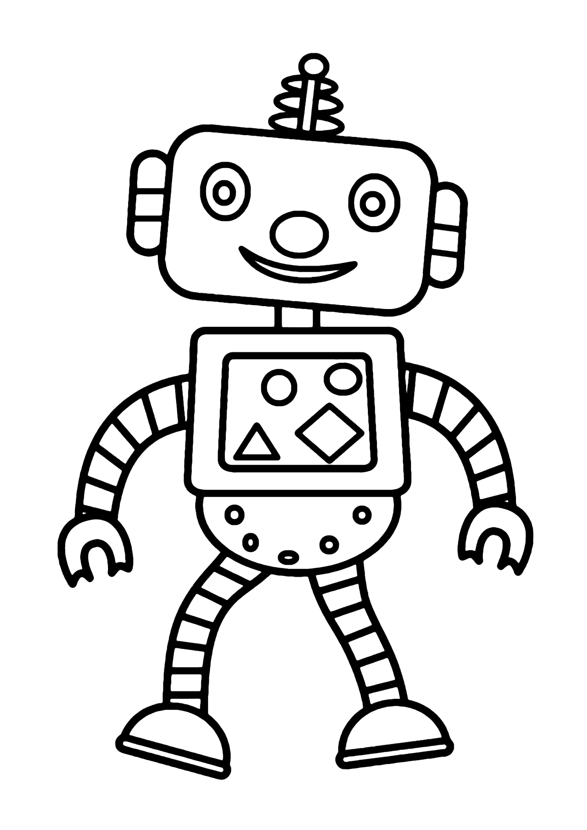 Desenho De Rosto Robô Bonito Para Colorir E Imprimir Esboço Vetor PNG ,  Desenho De Asa, Desenho De Rosto, Desenho De Robô Imagem PNG e Vetor Para  Download Gratuito