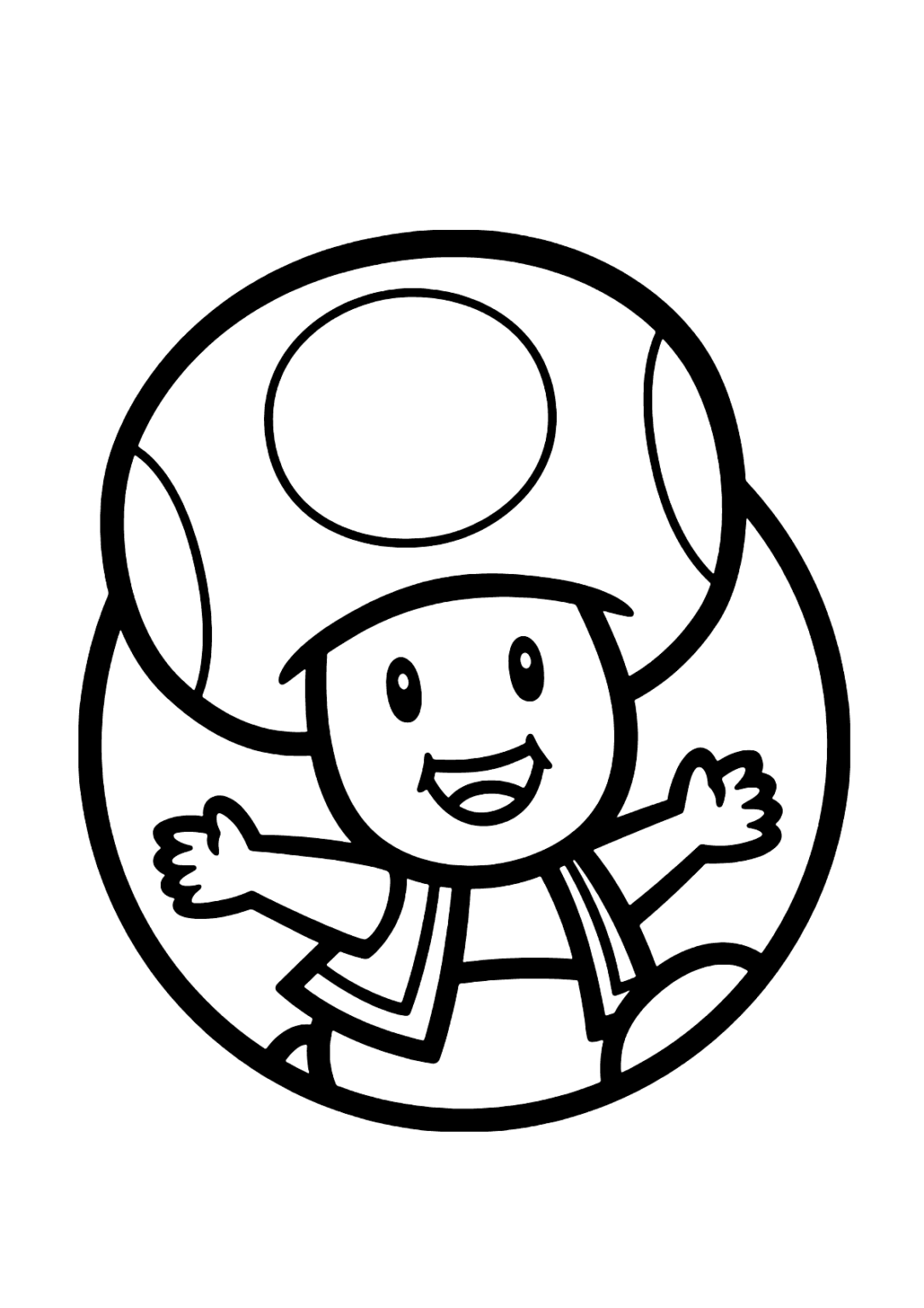 Toad Mario Para Colorir Imprimir Desenhos 